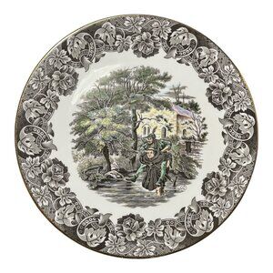 Vintage Robin Hood Collector Plate Friar Tuck Unholy Baptism Nicholas Mellor Eng